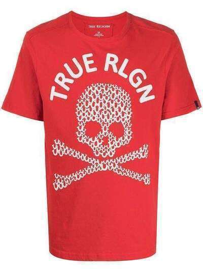 True Religion футболка с логотипом и принтом M19HT13D9G