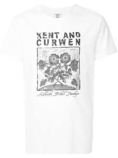 Kent & Curwen футболка с цветочным принтом K3770TM09090
