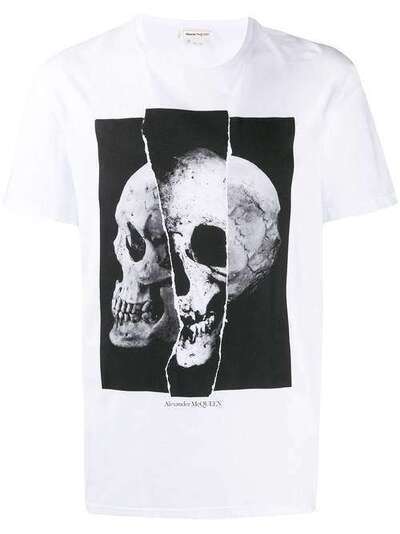 Alexander McQueen футболка с принтом Skull 582923QNZ8B