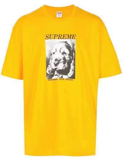 Supreme футболка с принтом SU6726
