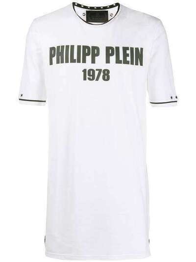 Philipp Plein футболка оверсайз с круглым вырезом P19CMTK3281PJY002N