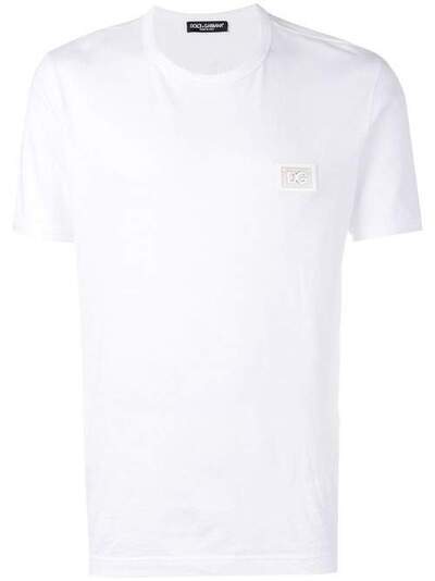 Dolce & Gabbana футболка с нашивкой-логотипом G8IV0TG7RMH