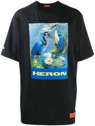 Heron Preston футболка с графичным принтом HMAA001F197600010488