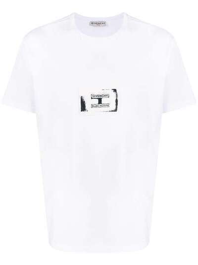 Givenchy футболка с нашивкой-логотипом BM70UQ3002