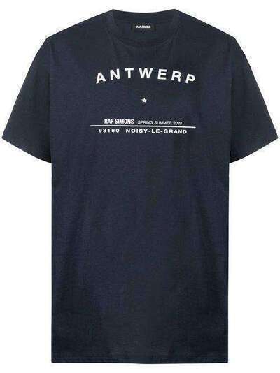 Raf Simons футболка Antwerp с принтом 2,01125190010004E+015