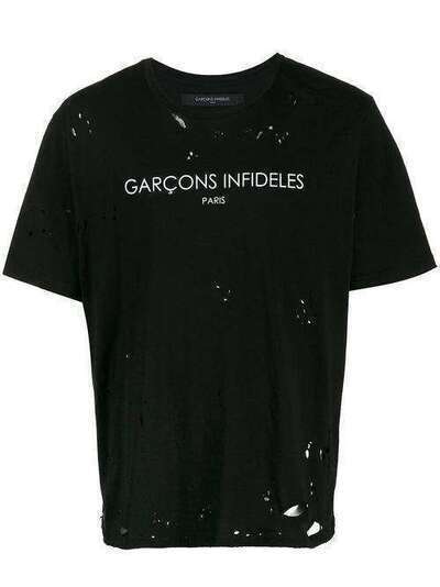 Garçons Infidèles футболка Infideles с логотипом H19CLASSICTEE