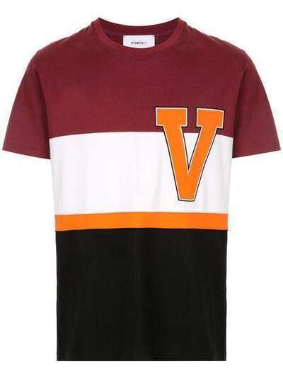 Ports V футболка в полоску с логотипом VN8KKC27GCC139