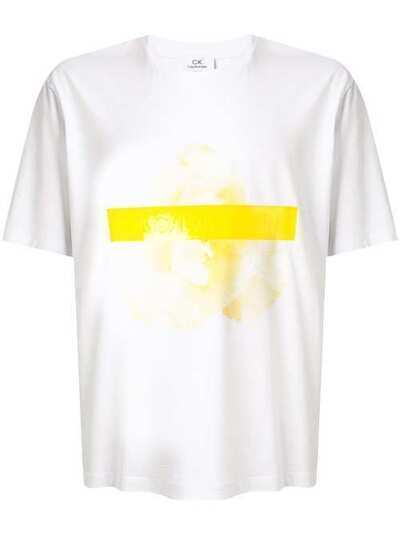 CK Calvin Klein футболка с тисненым логотипом 6N1CM77339WYG