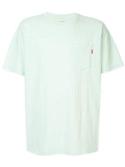 Supreme футболка с короткими рукавами и карманом SU5444
