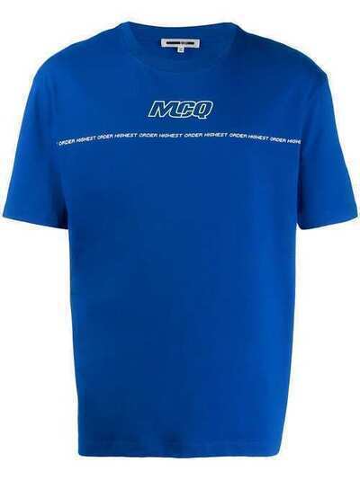 McQ Alexander McQueen футболка с круглым вырезом и принтом 291571RNH44
