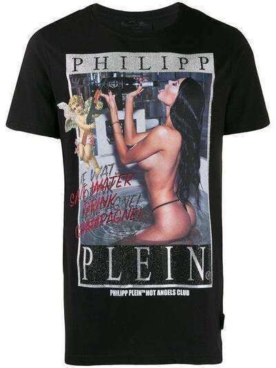 Philipp Plein футболка с принтом Hot Angels A19CMTK3974PJY002N