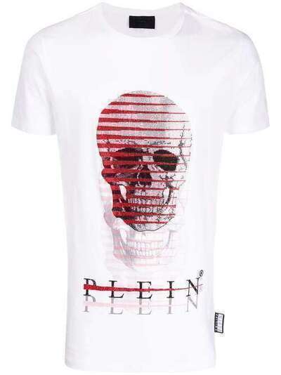 Philipp Plein футболка с принтом Skull MTK3250PJY002N