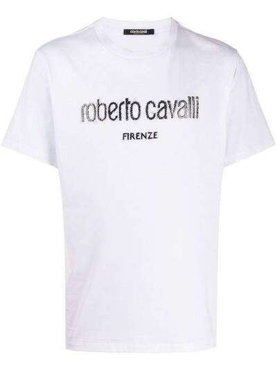 Roberto Cavalli футболка с логотипом JNT600JD060