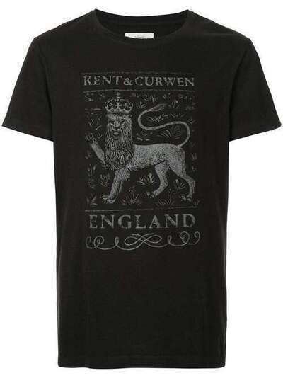 Kent & Curwen футболка с изображением английского льва K3770TM06098