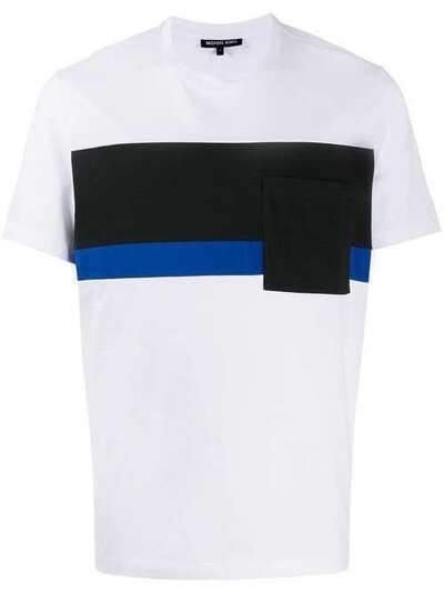 Michael Kors футболка с полосатой вставкой CR95HZ319P