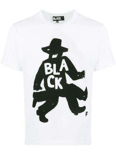 Black Comme Des Garçons футболка с принтом 1DT005052