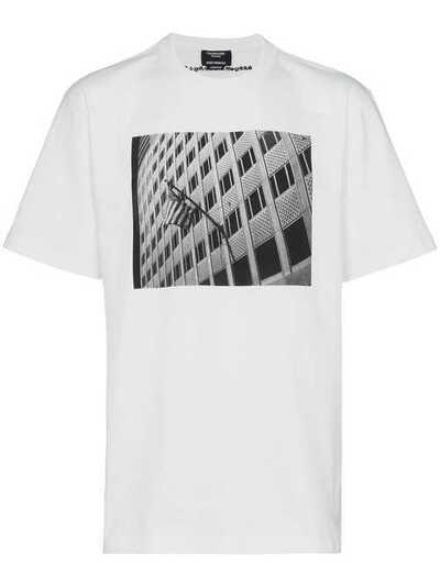 Calvin Klein 205W39nyc футболка с принтом 'X andy warhol foundation building' 83MWTC24