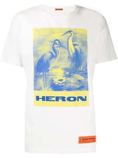 Heron Preston футболка с принтом HMAA004F197600080288