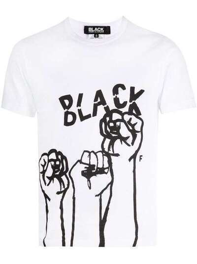 Black Comme Des Garçons футболка с графичным принтом