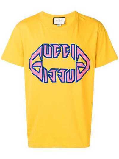 Gucci футболка с принтом логотипа 493117XJAI0