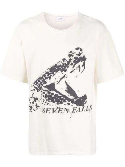 Rhude футболка Seven Falls с графичным принтом RHU07MS20028