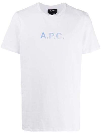 A.P.C. футболка с логотипом H26867