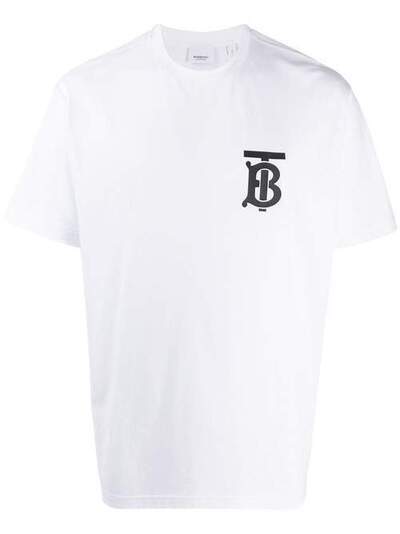 Burberry футболка с контрастным логотипом 8017485