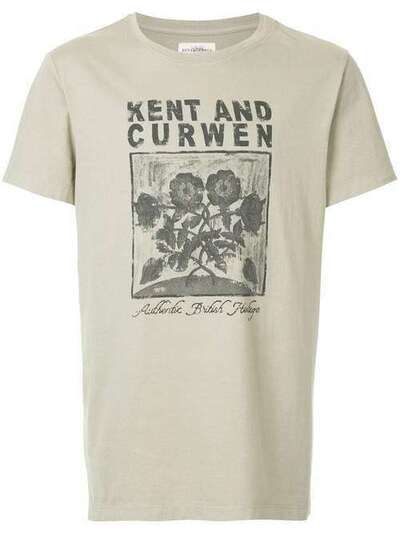 Kent & Curwen футболка с цветочным принтом K3770TM09043