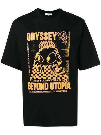 McQ Alexander McQueen футболка с графическим принтом 'Odyssey 93' 494711RLT19