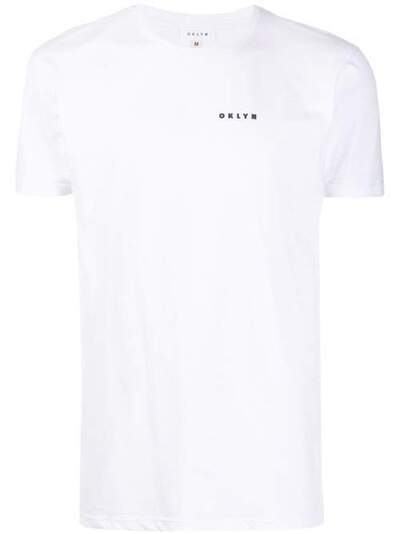 OKLYN футболка с круглым вырезом и цветочным принтом 4TSHIRT000