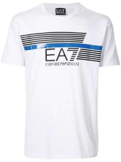 Ea7 Emporio Armani футболка с круглым вырезом и логотипом 3HPT34PJ02Z