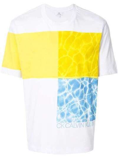 CK Calvin Klein футболка с принтом 6N1CM77410WHI