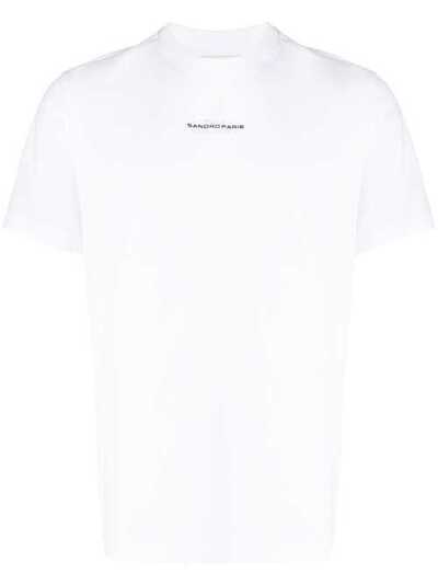 Sandro Paris футболка с вышитым логотипом SHPTS00242