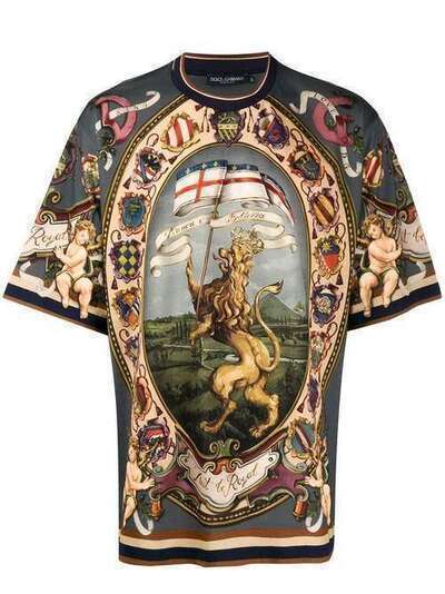 Dolce & Gabbana футболка с принтом G8KJ3THH76H