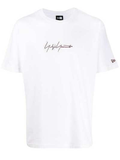 Yohji Yamamoto футболка с вышитым логотипом HCT96076