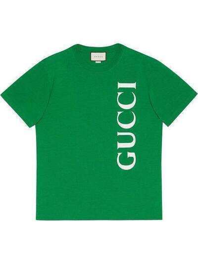 Gucci футболка оверсайз с логотипом 565806XJB2V