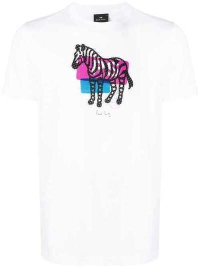 PS Paul Smith футболка с принтом зебры M2R010RAP102601