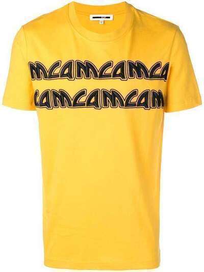 McQ Alexander McQueen футболка с вышитым логотипом 277605RMJ78