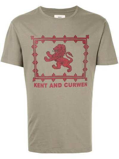 Kent & Curwen футболка с изображением льва K3970TR120