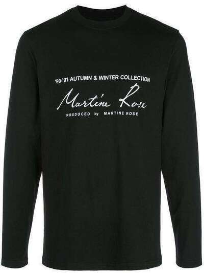 Martine Rose logo print T-shirt CMRSS20604CLASSICLONGSLEEVETSHIRT