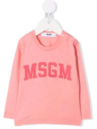 MSGM Kids свитер с логотипом