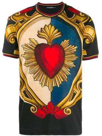 Dolce & Gabbana футболка с принтом G8KC0THH77M