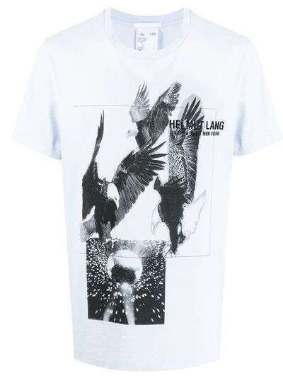 Helmut Lang футболка Three Eagles свободного кроя J09DM517