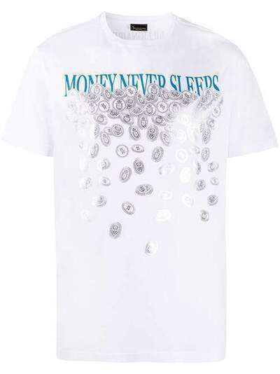 Billionaire футболка с графичным принтом и круглым вырезом MTK4471