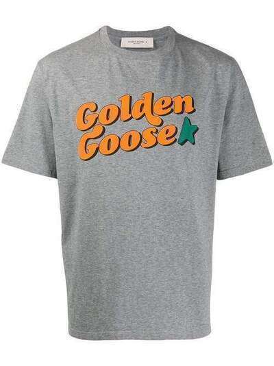 Golden Goose футболка с круглым вырезом и логотипом G36MP524S3