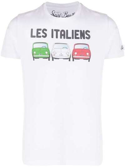 Mc2 Saint Barth футболка с принтом Les Italiens TSHIRT500ITA