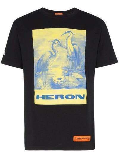 Heron Preston футболка с принтом HMAA004F197600080488