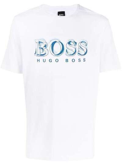 Boss Hugo Boss футболка с круглым вырезом и логотипом 50424073