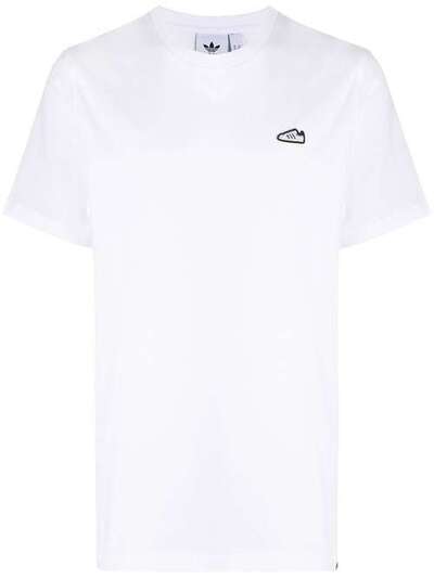 adidas Originals футболка с вышивкой Superstar FM3378