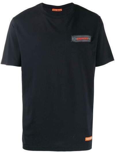 Heron Preston футболка с нашивкой Uniform HMAA004F197600130488